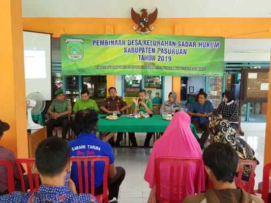 PEMBINAAN DESA/KELURAHAN SADAR HUKUM TAHUN 2019