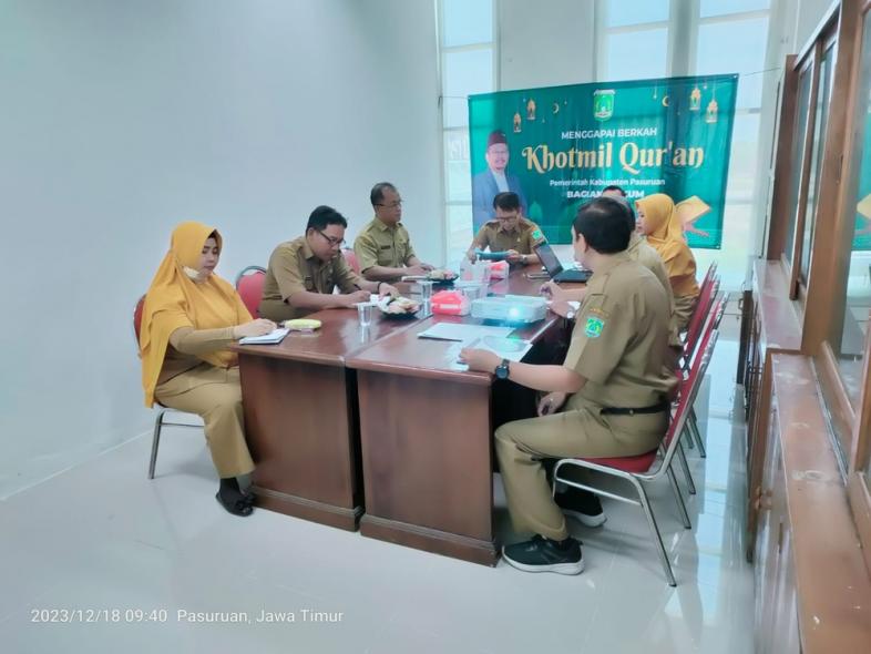  Rapat Pengembangan Pengelolaan Jaringan Dokumentasi dan Informasi Hukum (JDIH) Kabupaten Pasuruan, Senin 18 Desember 2023